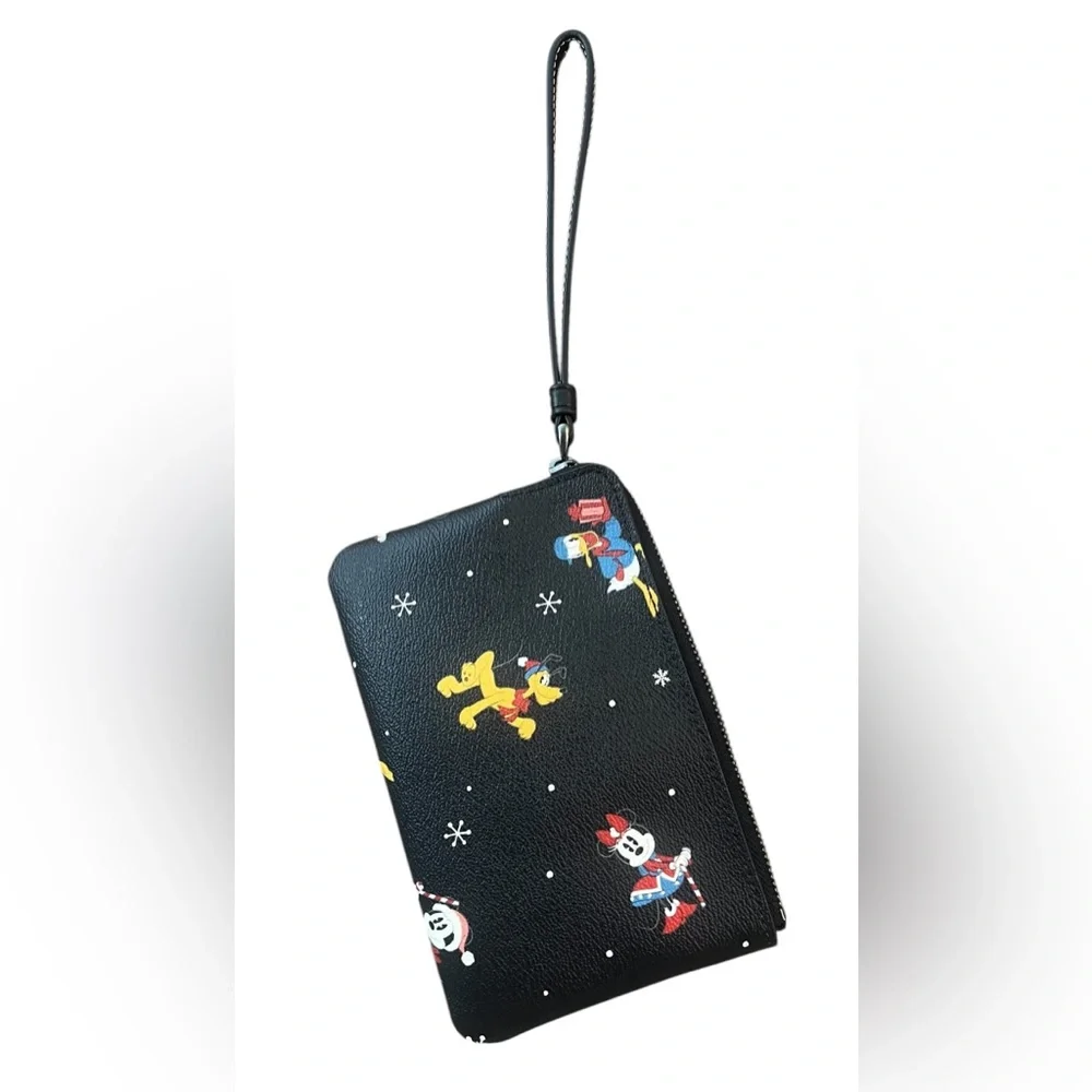 Coach Black Disney Wristlet - Picture 7 of 9